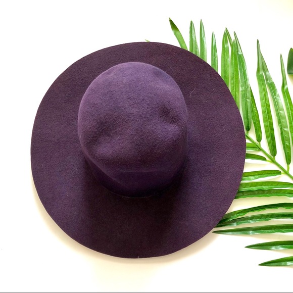 Vintage Accessories - Wide Brim Wool Hat